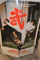 Original movie poster, 'Shao-Lin Martial Arts',