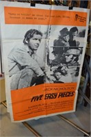 Original movie poster, 'Five Easy Pieces',