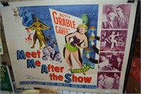 Original movie poster, 'Meet Me After The Show',
