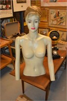 Vintage half mannequin, note: no hands,