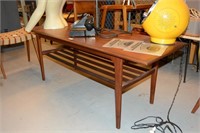 Vintage Parker teak coffee table,