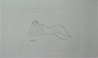 Modigliani (after), 'Nu', reclining nude,