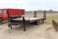 24ft Bumper Pull Trailer with dove tail