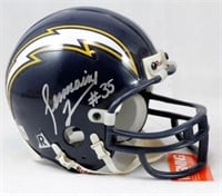 Jermaine Fazande Signed Chargers Mini-Helmet