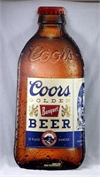 Coors Beer Metal Advertising Sign
