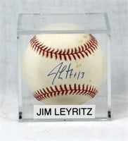 Jim Leyritz Signed Baseball