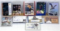 10 Signed  Sports Cards Certified