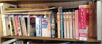 Group of Books- Mostly Novels- Two Deep on Shelf