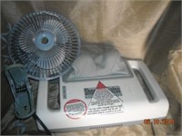 Fan and foot massager