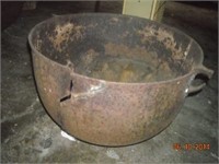 Cast iron wash pot