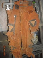 Childs leather Sheriff outfit with cowboy hat