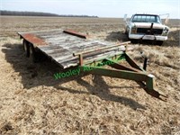 16'x7' Flat Bed Utility Trailer