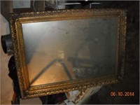 Large wood frame Mirror