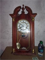 Wooden wallmont Clock-no key