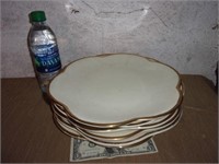 Gold rim Dinner plates