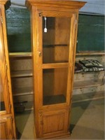 # 3 of 3 Identical Tall Oak 5 gun Cabinets
