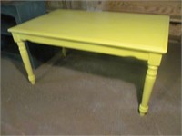 Painted Table 32.5 wide 60 long 29.5 tall