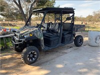 2016 Polaris Ranger 900 crew cab. Only 356 hours.