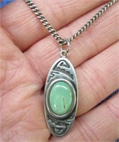 sterling pendant & sterling 18inch chain
