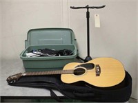 Takamine G Series Guitar w/Case, Stand & Box of