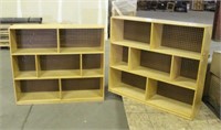 (2) Wood Shelves, 48"x42"x12"