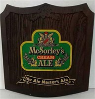 Plastic McSorley's Ale sign