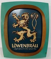 Plastic Lowenbrau sign