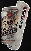 Metal Miller Light sign