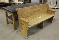 Church Pew & Massage Table Approx