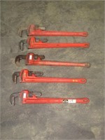 (Qty - 5) 24" Pipe Wrenches-