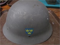 Gray Metal Army Helmet