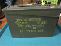 Empty Metal Ammo Case