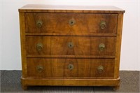 Biedermeier Burlwood Chest of Drawers, Period