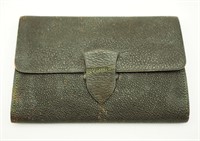 Antique 1904 Leather Folding Wallet