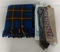 Blanket with an Assortment of Ties