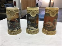 Miller Ducks Unlimited set of three mugs