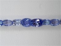 Genuine tanzanite gemstones