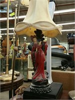 Asian figurine lamp