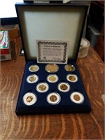 Ultimate 2000 US coin collection 24 karat gold
