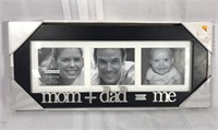 Mom + Dad = Me new picture frame