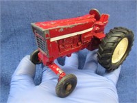 vintage "ertle IH" red toy tractor (5in long)