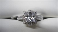 sterling bella luce cz ring - size 6.25 (3.35ctw)