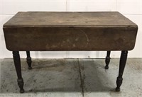 Antique farm table