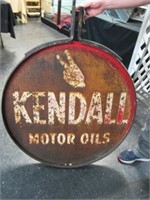 KENDAL MOTOR OIL DOUBLE SIDED  W/ RING 36" ROUND