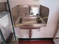 SINK, STAINLESS STEEL HAND SINK, MODEL