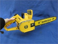 14inch lumberjack electric chain saw (works)