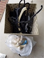 Basket Full of Clothes Hangers