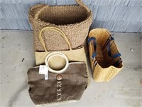 Lot of 4 Wicker Bags-Some New