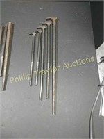 5 Pc Snap-On Rolling Head Pry-Bars