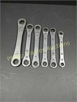 7 a pc Snap-On/Craftsman Ratchet Wrenches
